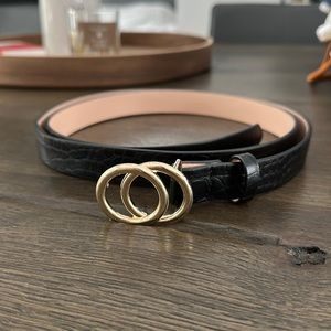 H&M black belt for women